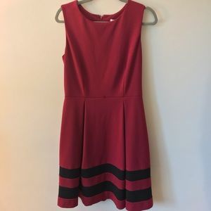 Calvin Klein red and black cute dress